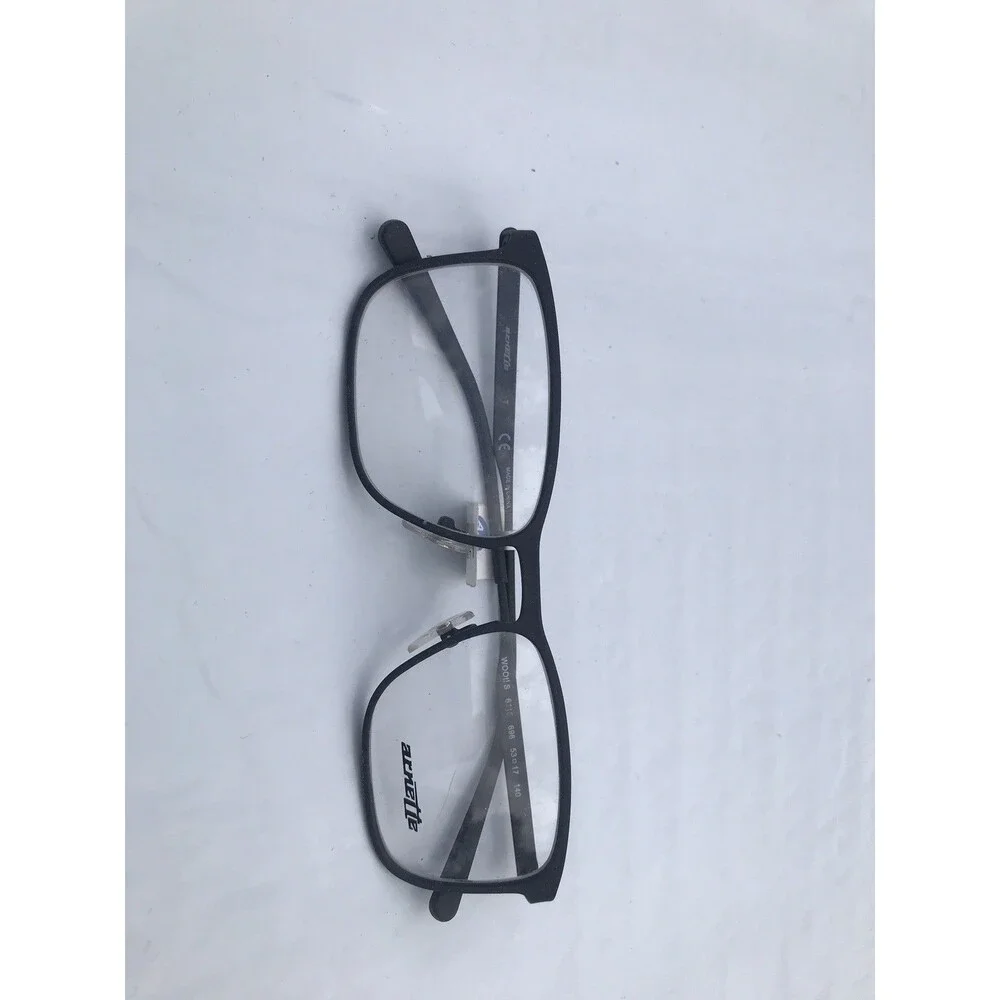 ARNETTE WOOt! S 6116 696 Black Square Full Rim Eyeglasses 53-17-140